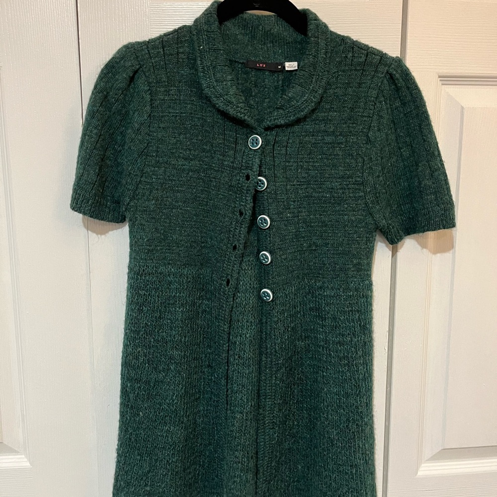 Lux Teal Knit Sweater by Urban Outfitters